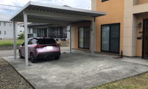 カーポート施工工事（岩手県北上市）