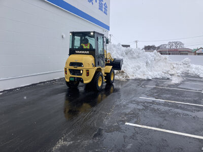 除雪事業部の作業例