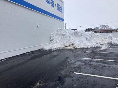 除雪事業部の作業例