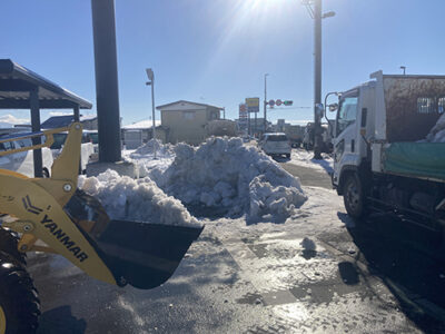 除雪事業部の作業例