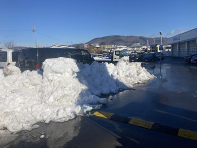 除雪事業部の作業例