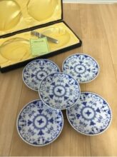 SANYO JAPAN blue copen 5枚皿セット