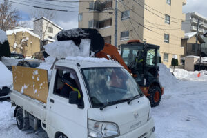 排雪作業