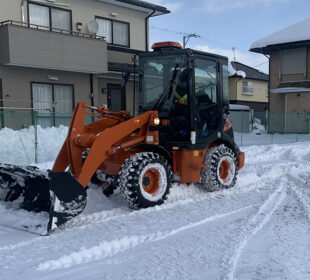 除雪作業