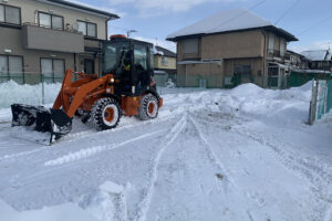 除雪作業