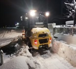 除雪作業