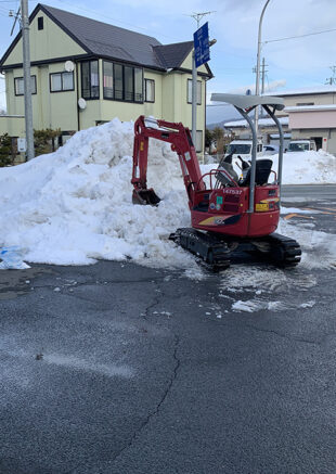 排雪作業