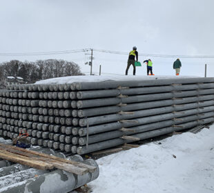 雪かき作業